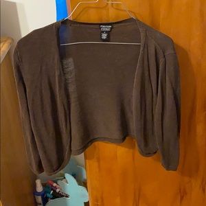 Short Brown Cardigan